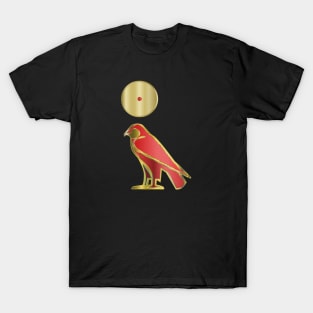 Egyptian Horus Falcon Red T-Shirt